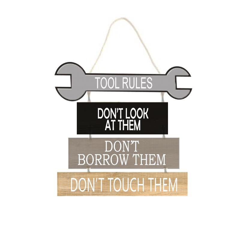 Tool Rules Plaque