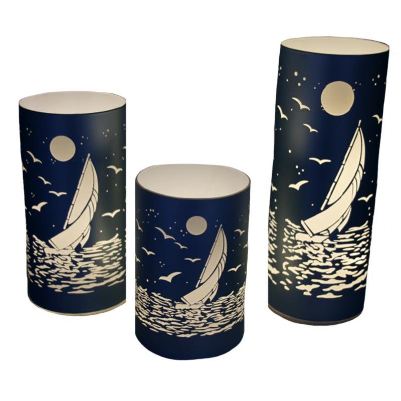 Set of 3 Nautical Lanterns