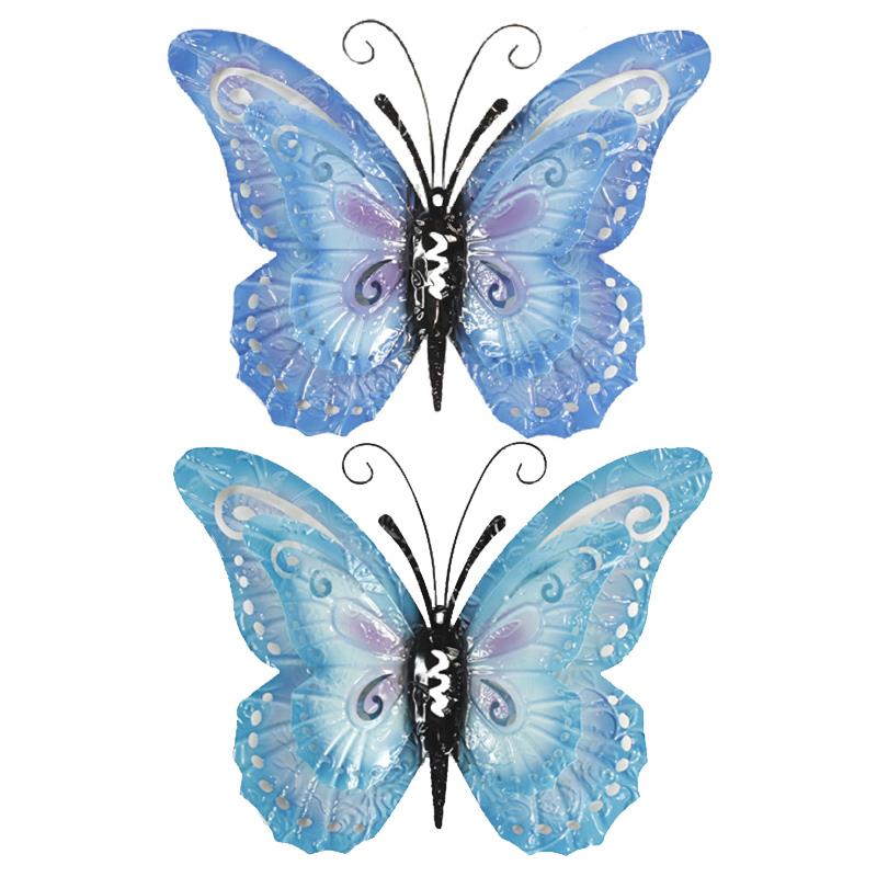 Blue Butterflies 2 Asst