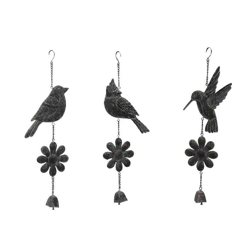 3 Asst. Bird Wind Chimes