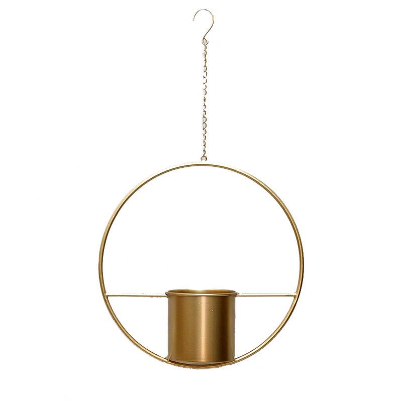 Hanging Planter - Gold