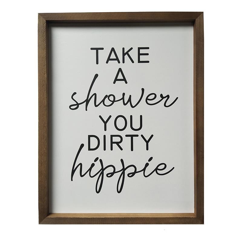Take A Shower Wall Plaque