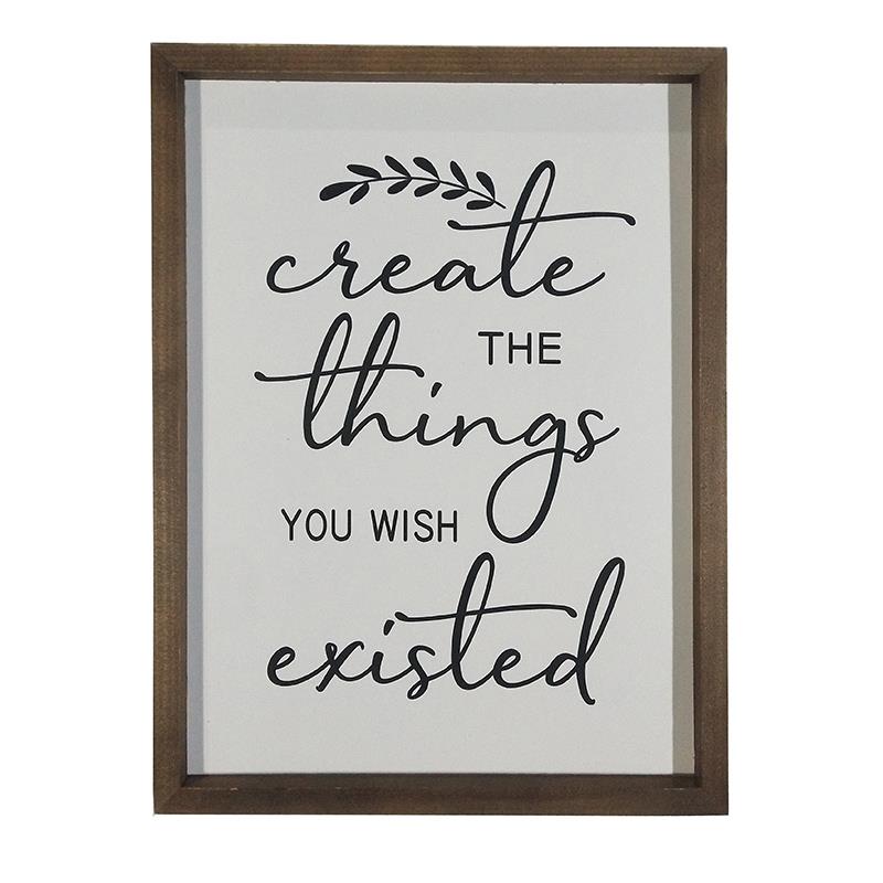 Create Wall Plaque