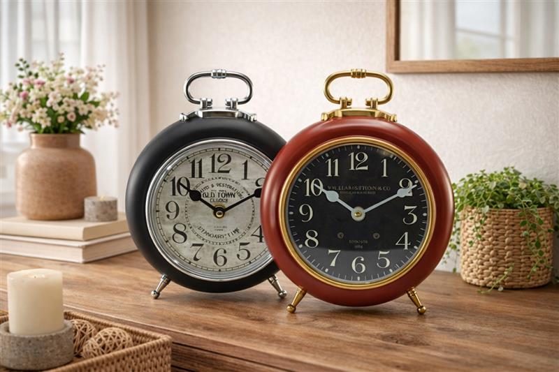 2 Asst. Standing Clocks