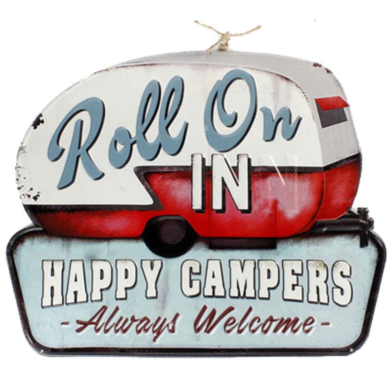 Happy Campers Sign