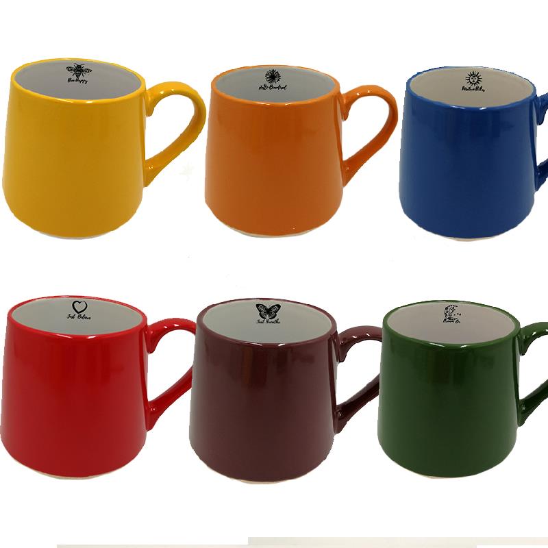 6 Asst Positivity Mugs