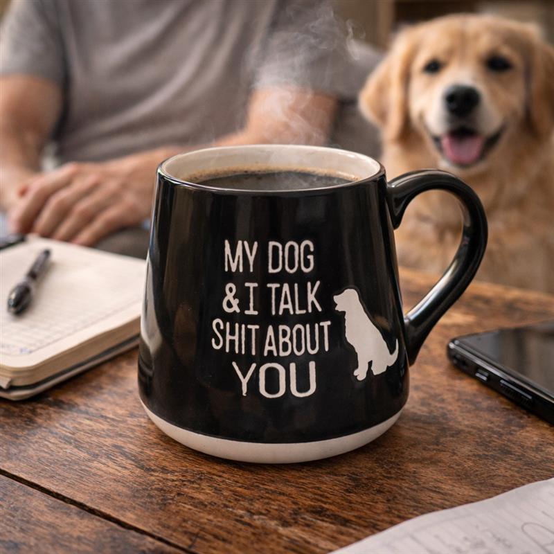 Fat Bottom Mug - My Dog & I