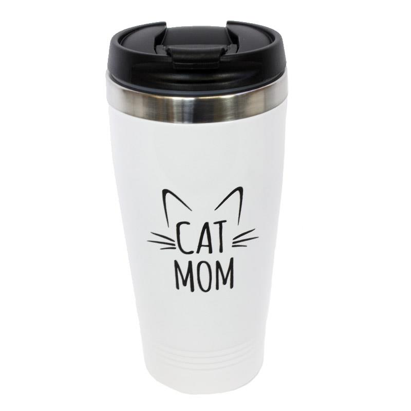 Cat Mom Travel Mug 16oz