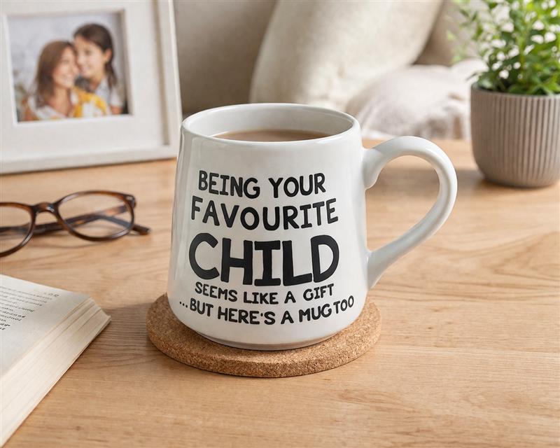 Fat Bottom Mug- Favorite Child