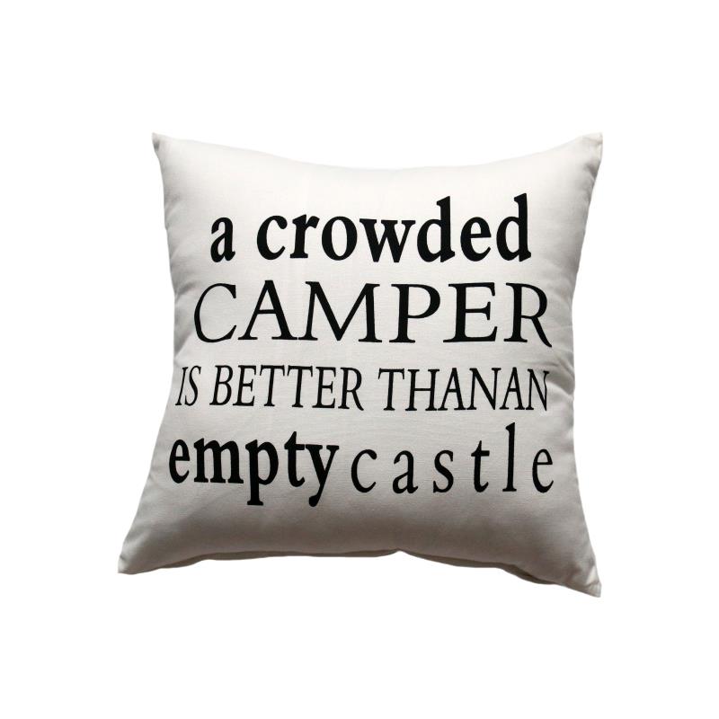 Crowded Camper Pillow