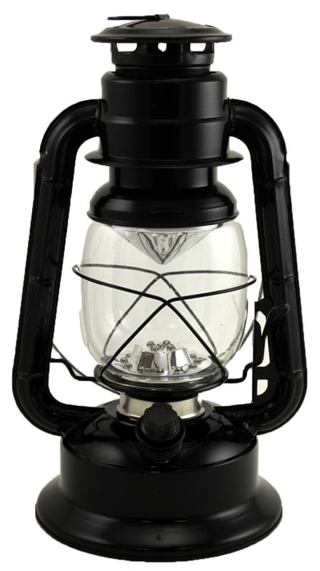 LANTERN BLACK LED LRG