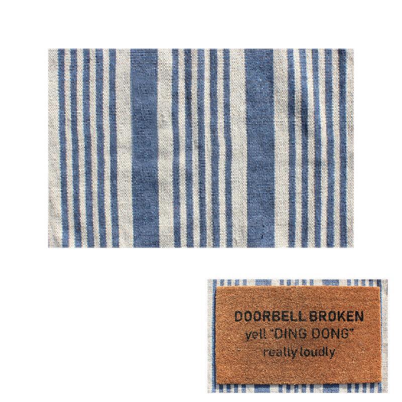 Blue Stripe Layering Mat
