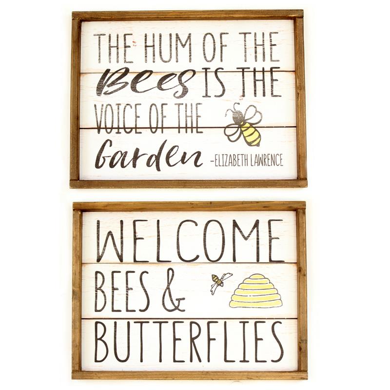 2 Asst. Bee Signs