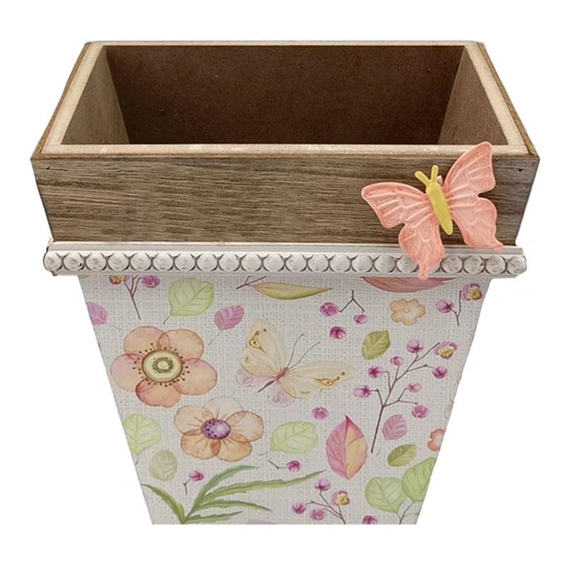 Planter With Butterfly