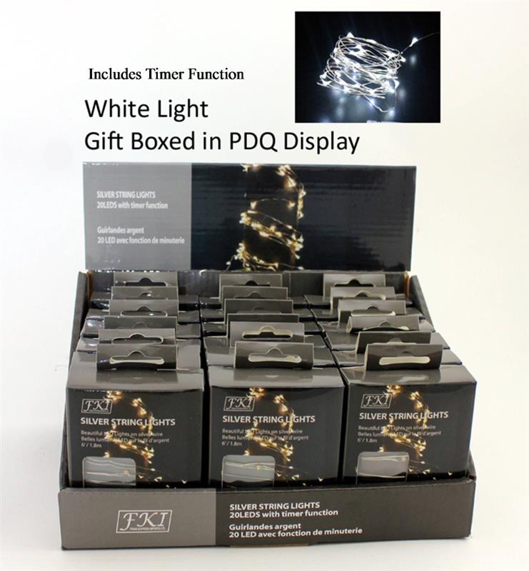 LED 20 Mini Lights Brt White