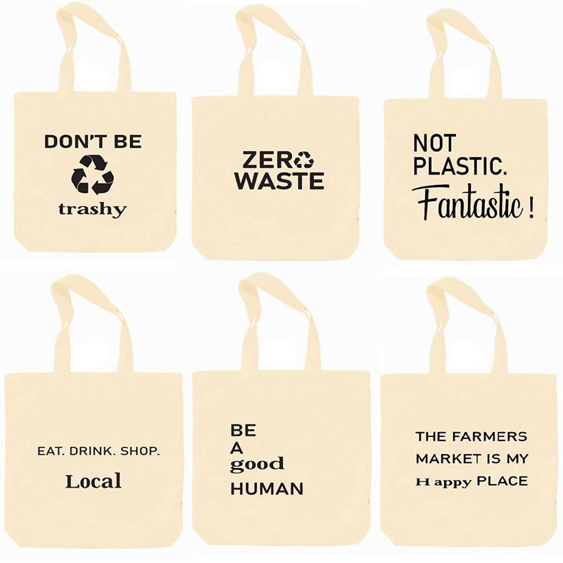 6 Kindness Cotton Shopping Bag