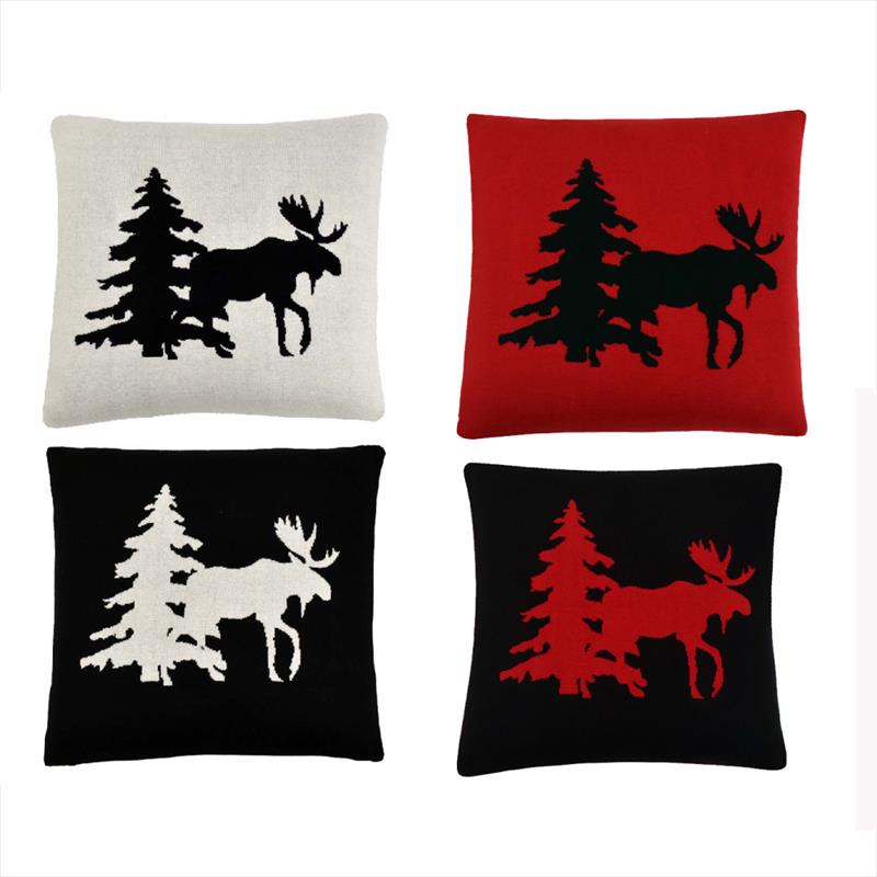 2 Asst Reversible Lodge Pillow