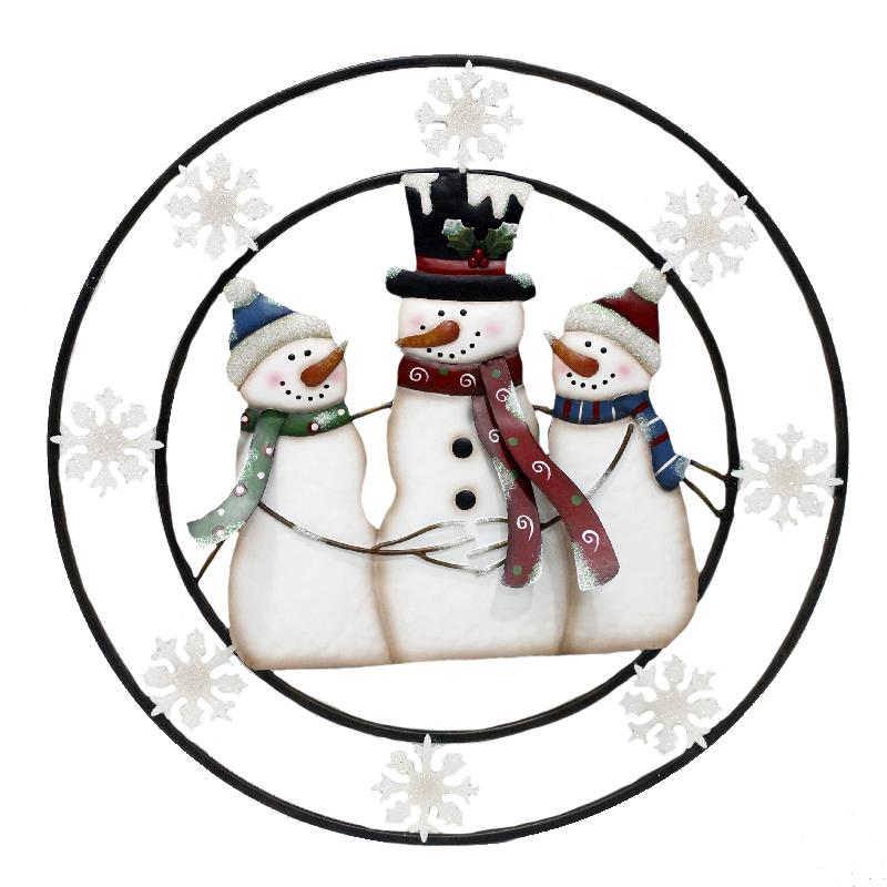 Snowman Wreath / Plaque