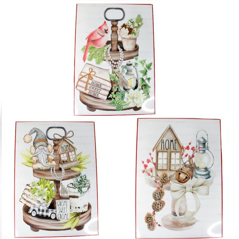 3 Asst Tray Art