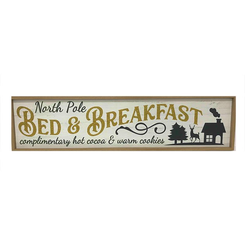 North Pole Breakfast Wall Plaq