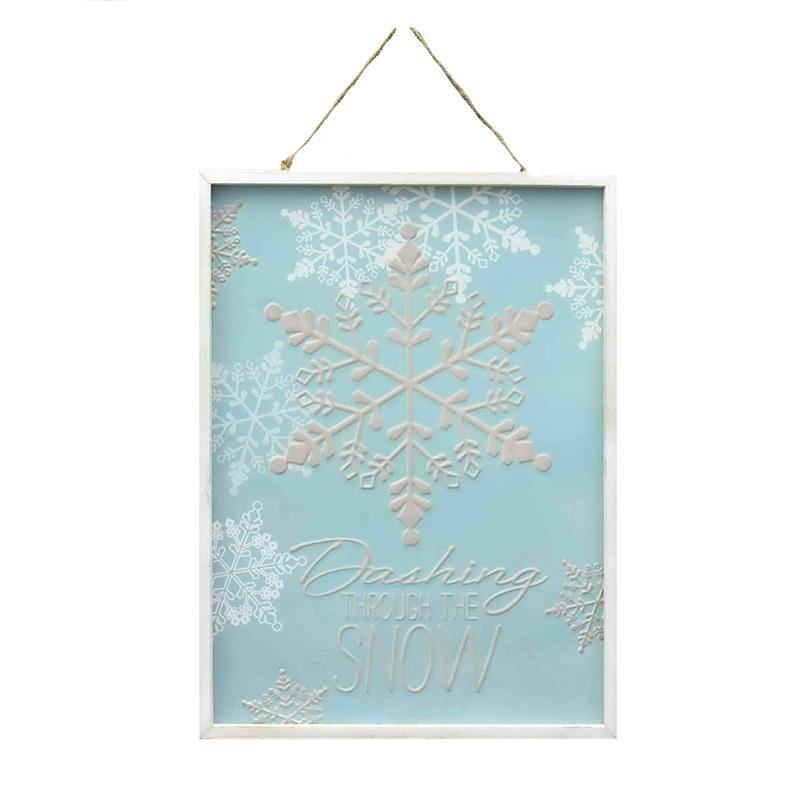 Dashing Snow Sign
