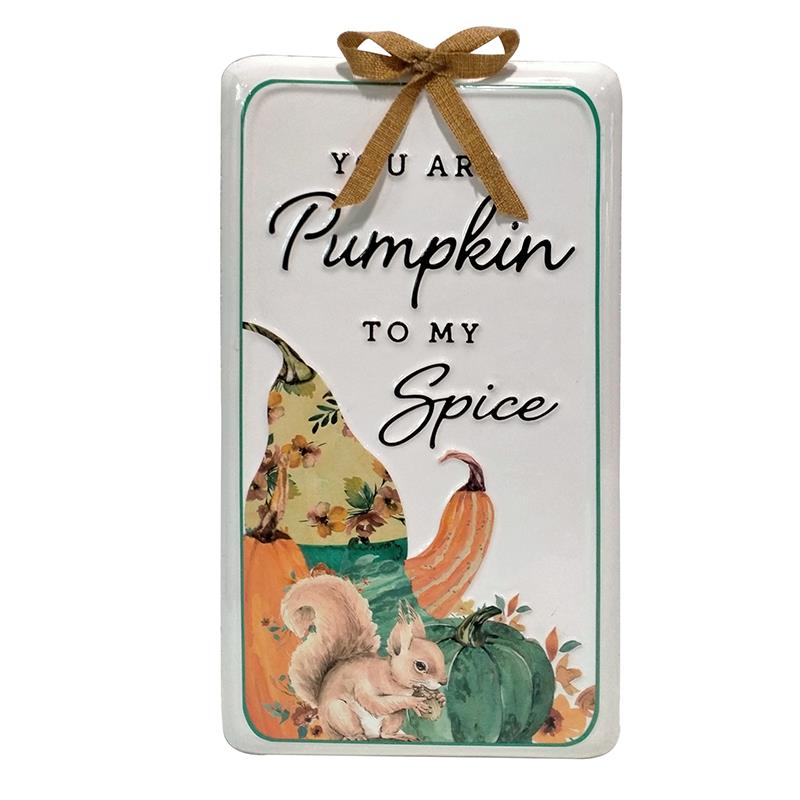 Pumpkin Spice Wall Plaque