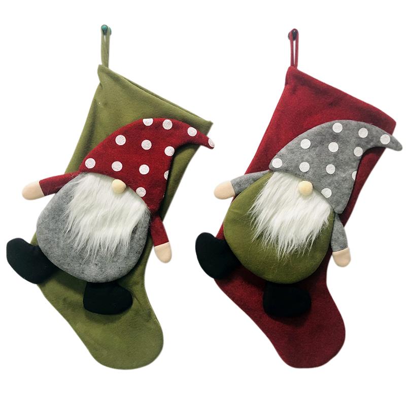 2 Asst. Gnome Stockings