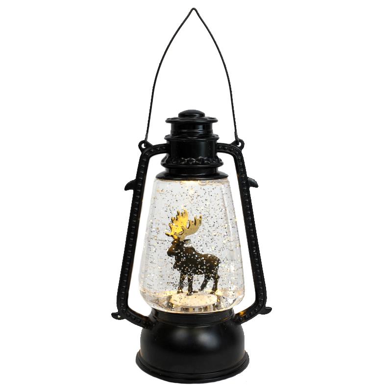 -Moose LED Hurricane Snowglobe