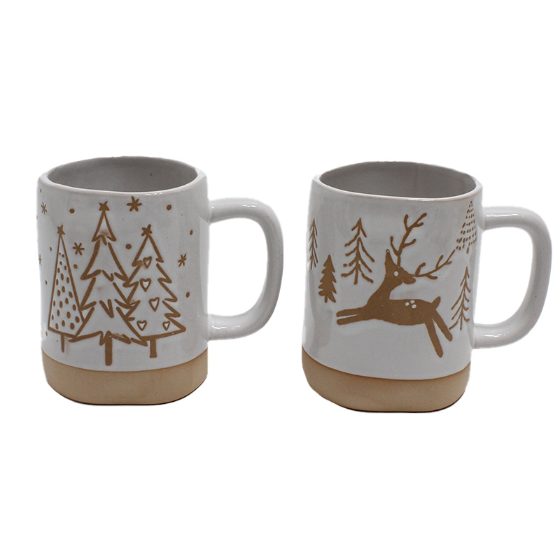 2 Asst Christmas Mugs