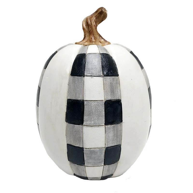 Plaid Pumpkin - Medium