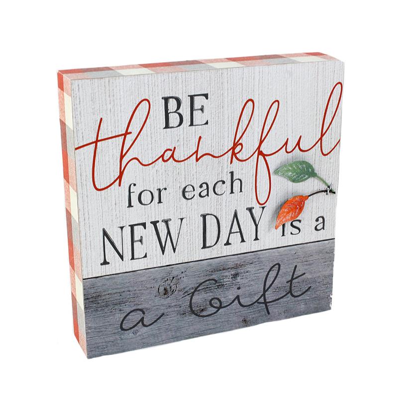 Thankful Box sign