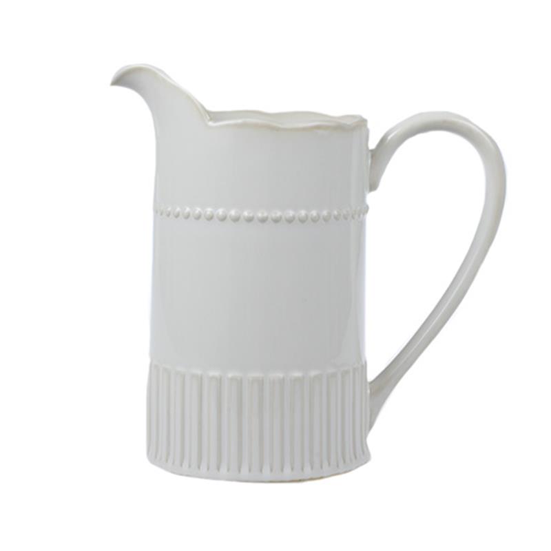 White Ceramic Pitcher
