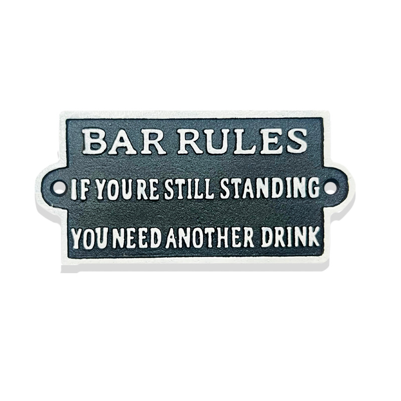 Bar Rules Sign