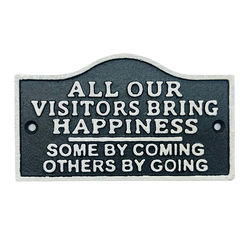 Visitors Sign
