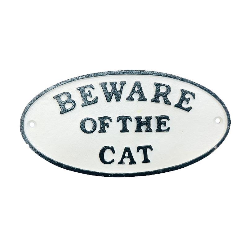 Beware of the Cat Sign