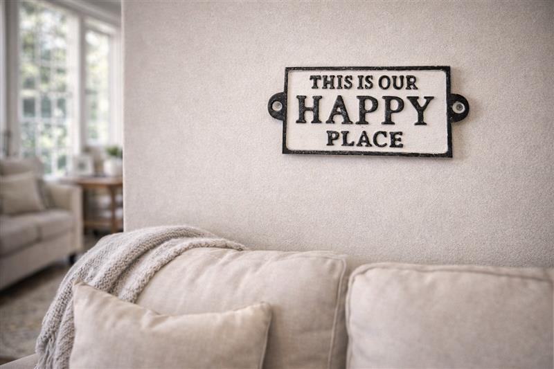 This is Our Happy Place Sign