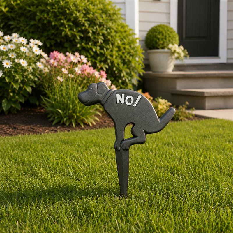 No! Dog Sign