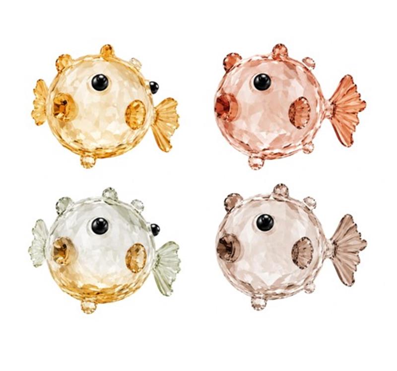 4 Ast Bubblefish Suncatcher CM