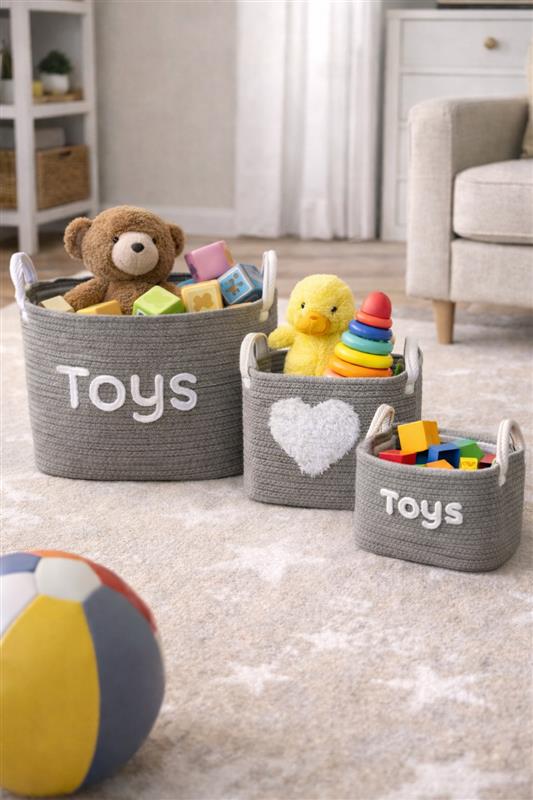 S/3 Toy Baskets