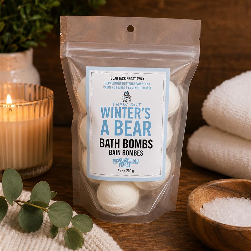 BATH BOMB - WINTER'S A BEAR