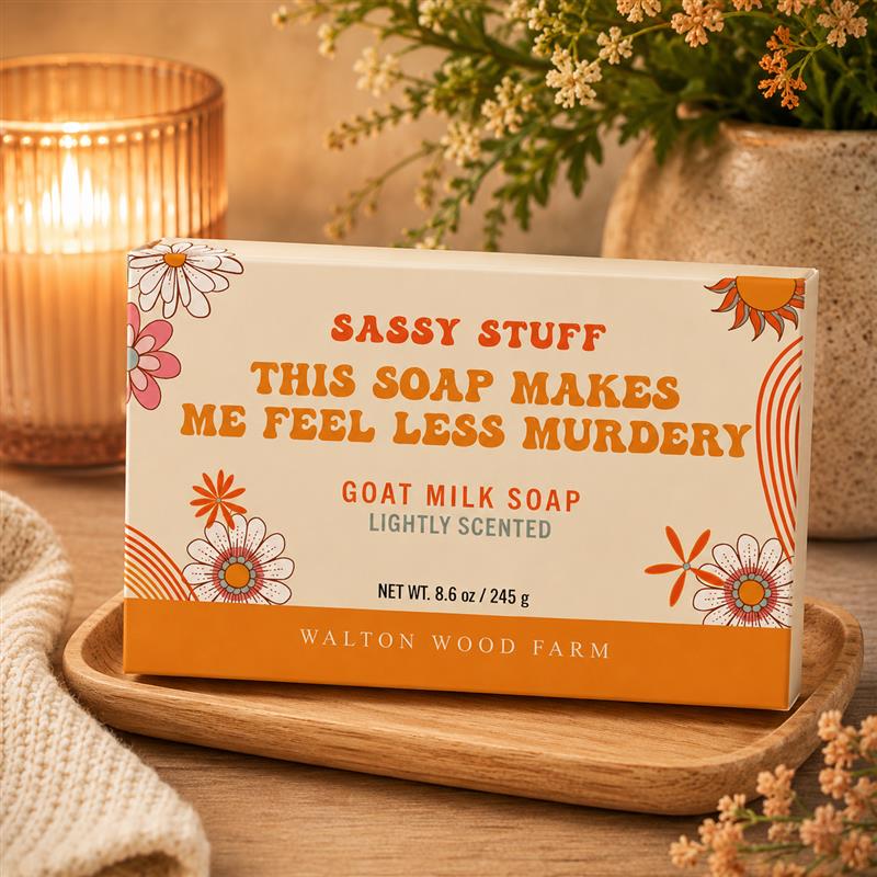 SOAP BAR-MAKES ME LESS MURDERY