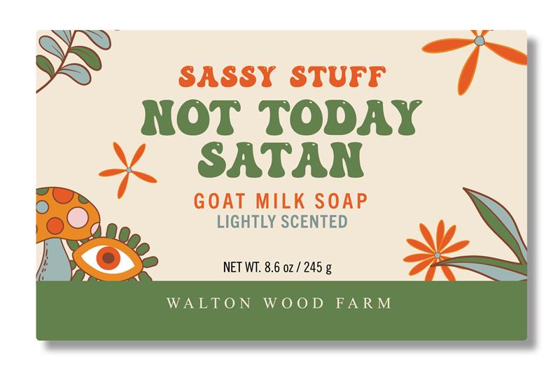 SOAP BAR- NOT TODAY SATAN