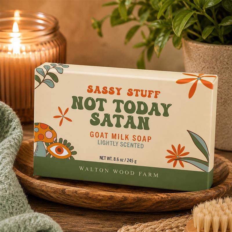 SOAP BAR- NOT TODAY SATAN