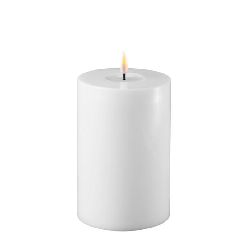 WHITE LED CANDLE 4x6 INCH