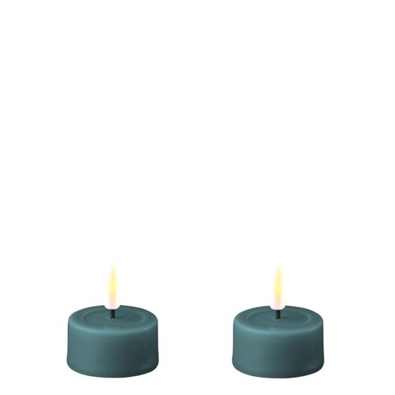 JADE GREEN LED TEALIGHTS