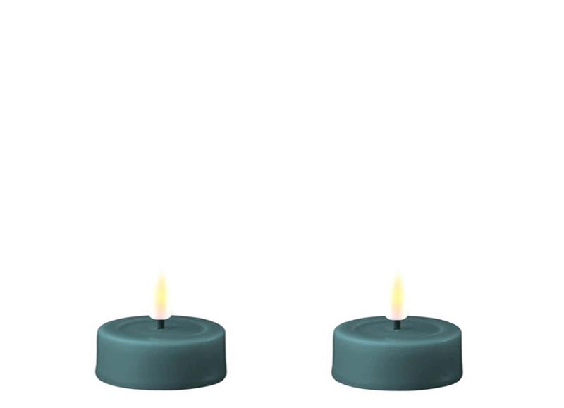 JADE GREEN LED JUMBO TEALIGHT