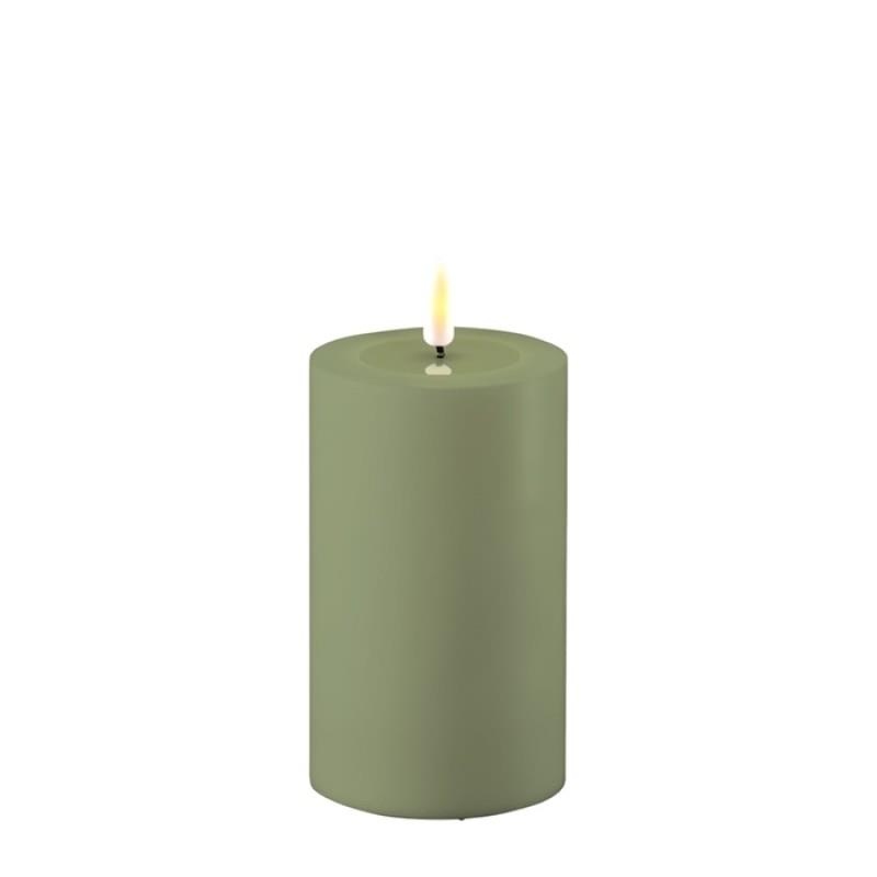 DUST GREEN OUTDOOR CANDLE 3x5