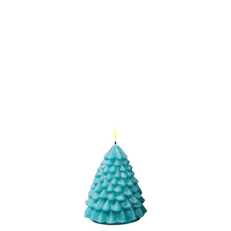 TREE CANDLE D GRN 5.5 INCH
