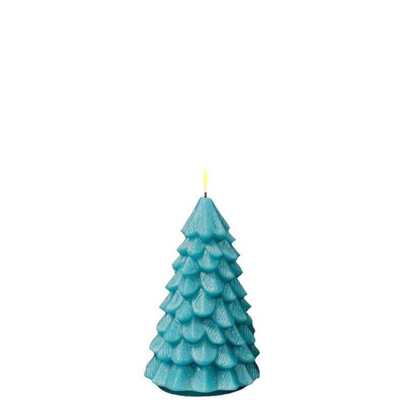 TREE CANDLE D GRN 7.5 INCH