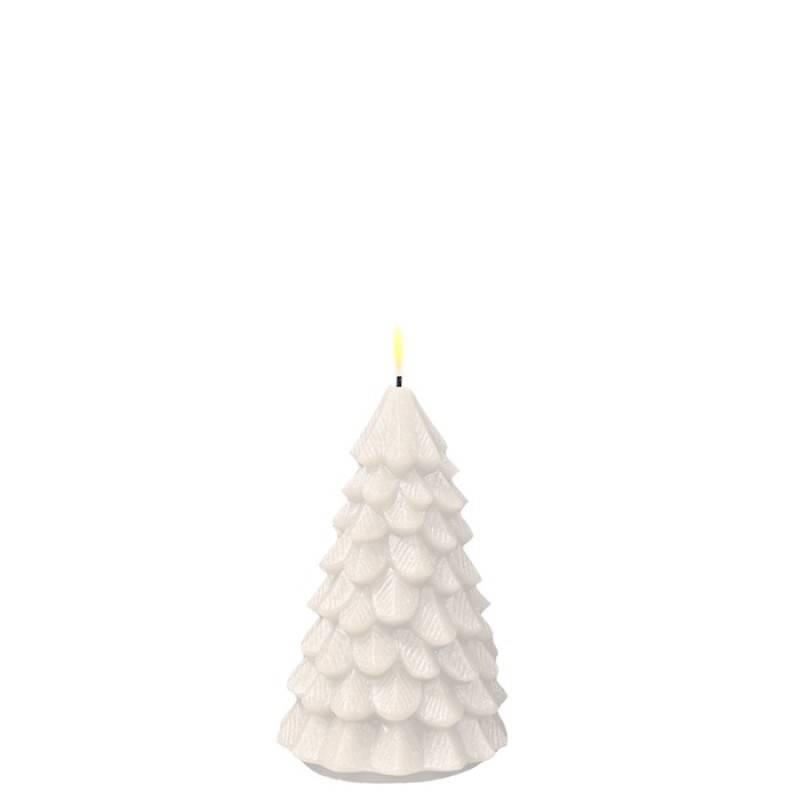 TREE CANDLE WHTE 7.5 INCH